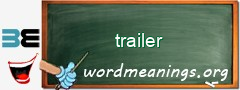 WordMeaning blackboard for trailer